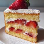 erdbeerkuchen vom blech mit vanillepudding einfach geniesen