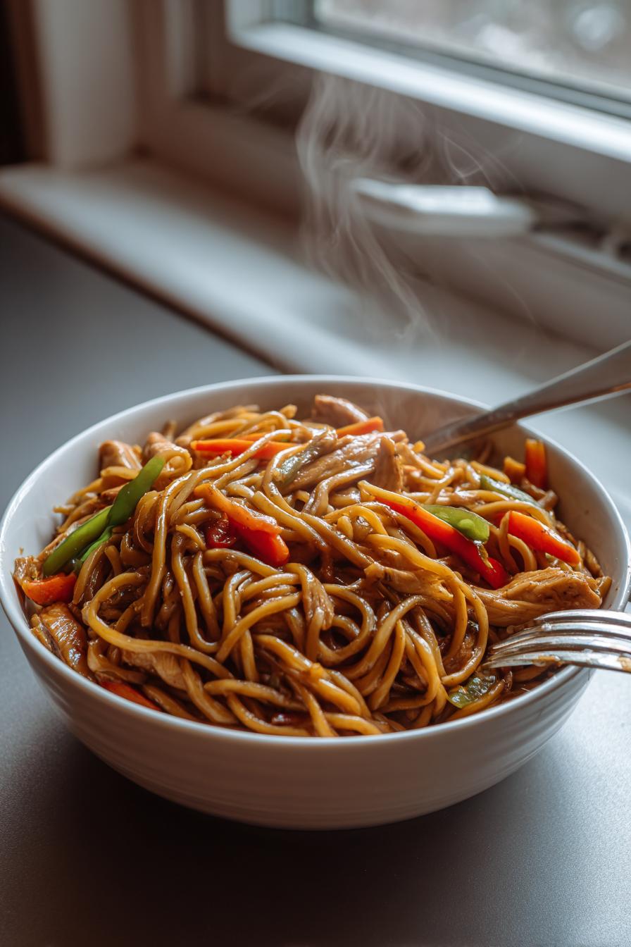 hahnchen chow mein ein einfaches rezept fur genuss - detail 2