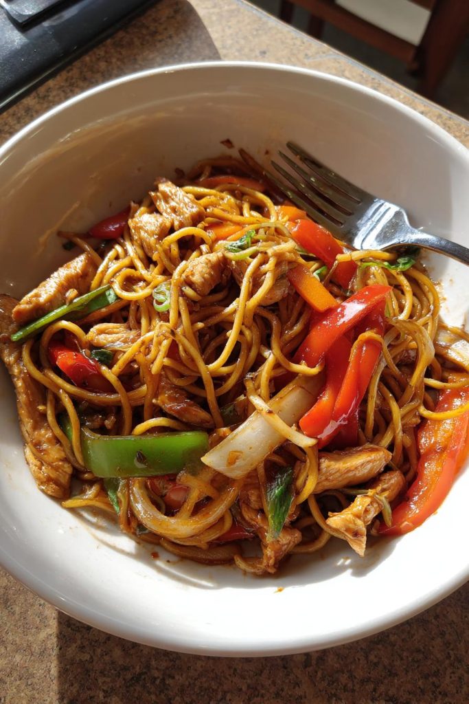 hahnchen chow mein ein einfaches rezept fur genuss