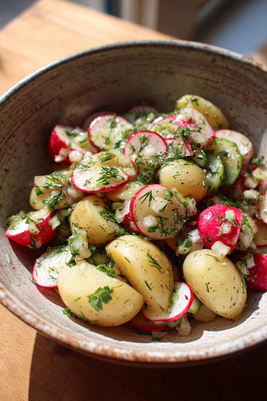kartoffel radieschen gurkensalat rezept fur jeden anlass - detail 1