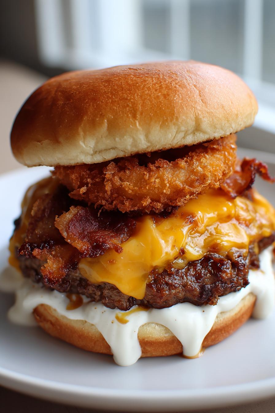 smash burger mit baconnaise sauce ein genuss fur alle - detail 1